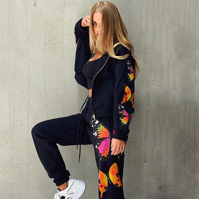 Butterfly Sweat Suit