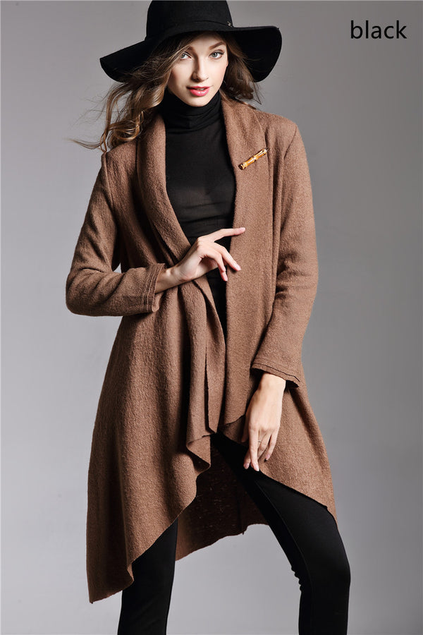 Wool Long Sleeve Coat