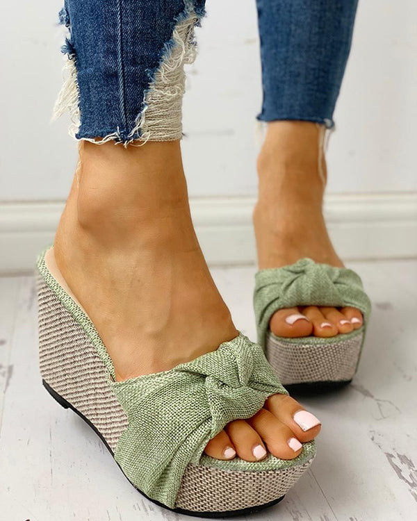 Slip On Leisure Wedges