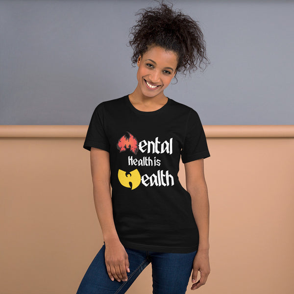 Camiseta de salud mental es riqueza