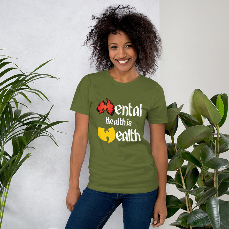 Camiseta de salud mental es riqueza