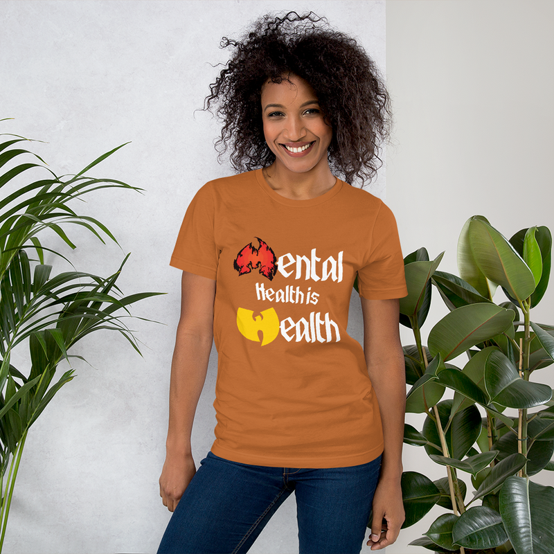 Camiseta de salud mental es riqueza