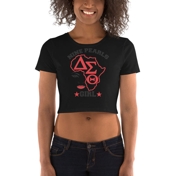 Nine Pearls Girl Crop Tee